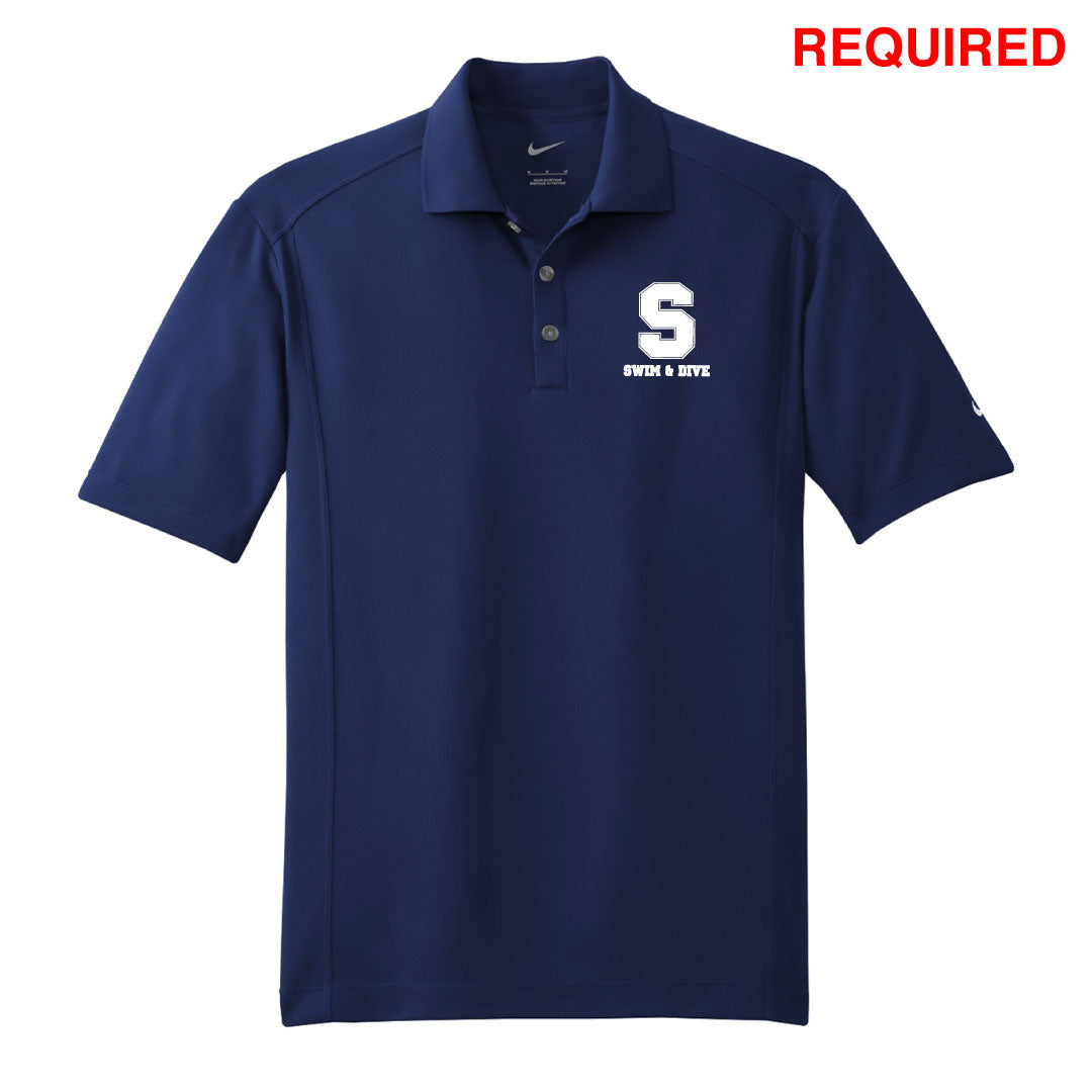 Staples Boys Swim & Dive Nike Polo (REQUIRED) Logowear Staples Boys Swim & Dive Adult S  