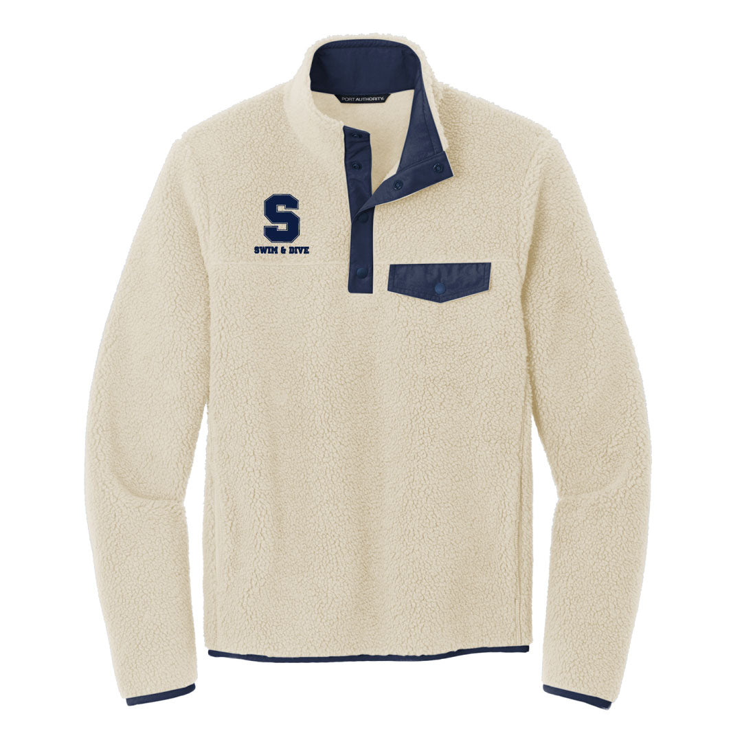 Staples Boys Swim & Dive Snap Button Fleece Logowear Staples Boys Swim & Dive Adult S  