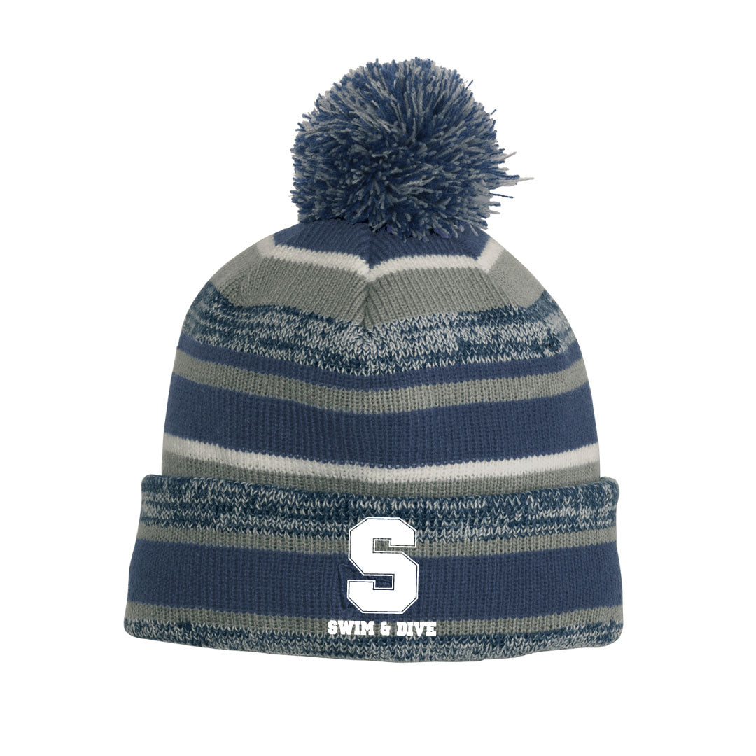 Staples Boys Swim & Dive Pom Beanie Logowear Staples Boys Swim & Dive   