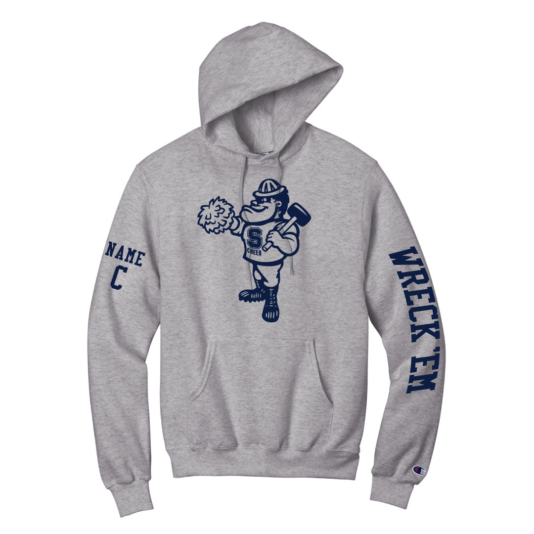Staples Cheer Champion BOB Hooded Sweasthirt Logowear Staples Cheerleading Grey Adult S
