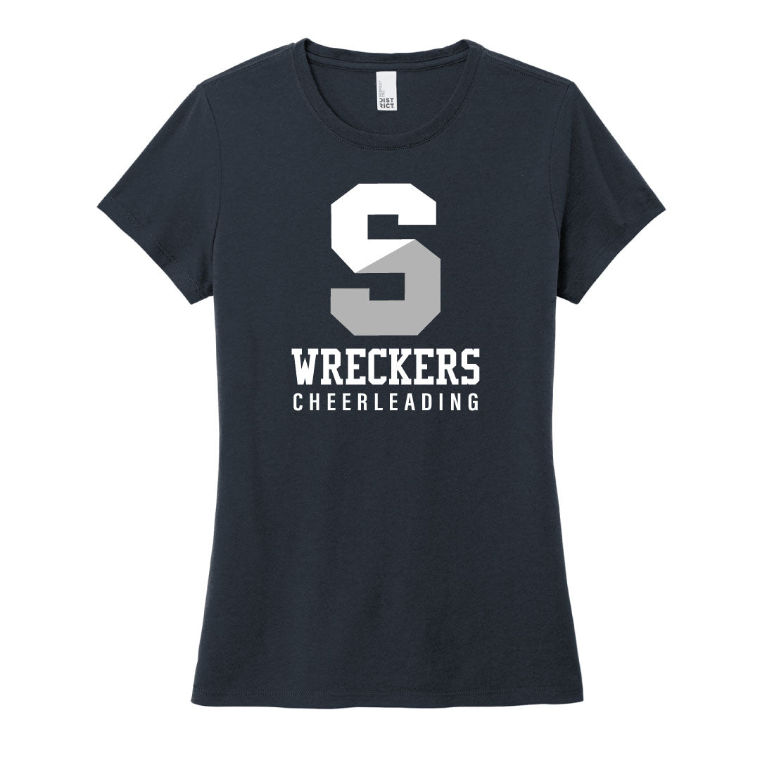 Staples Cheer Triblend Tee Logowear Staples Cheerleading Navy Ladies XS