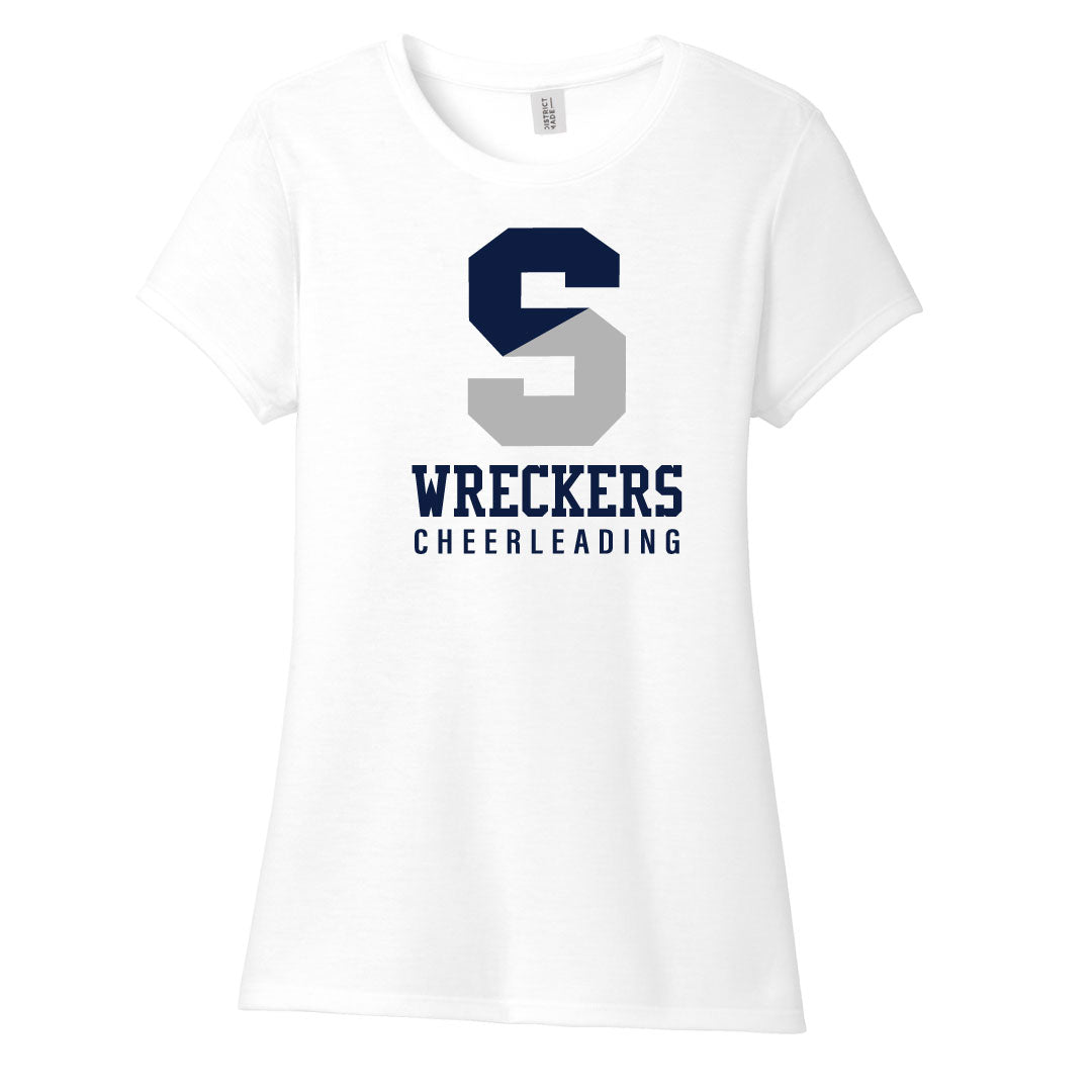 Staples Cheer Triblend Tee Logowear Staples Cheerleading White Ladies XS