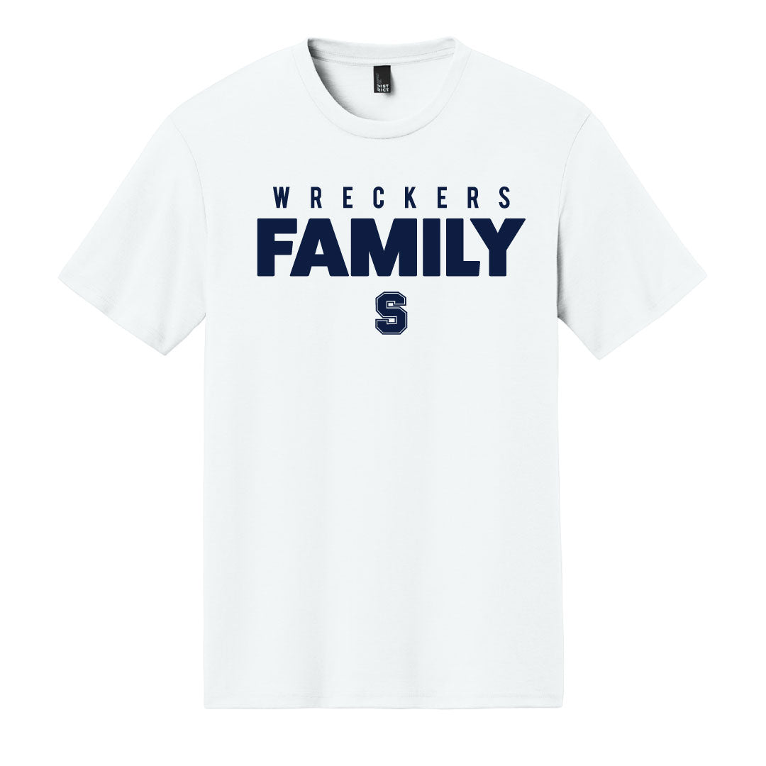 Staples Cheer Family Triblend Tee Logowear Staples Cheerleading White Ladies XS