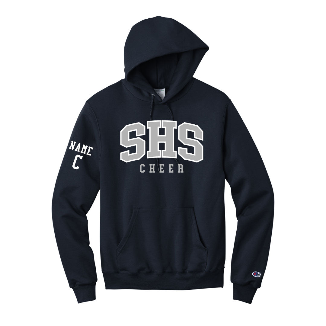 Staples Cheer Champion SHS Hooded Sweasthirt Logowear Staples Cheerleading Navy Adult S