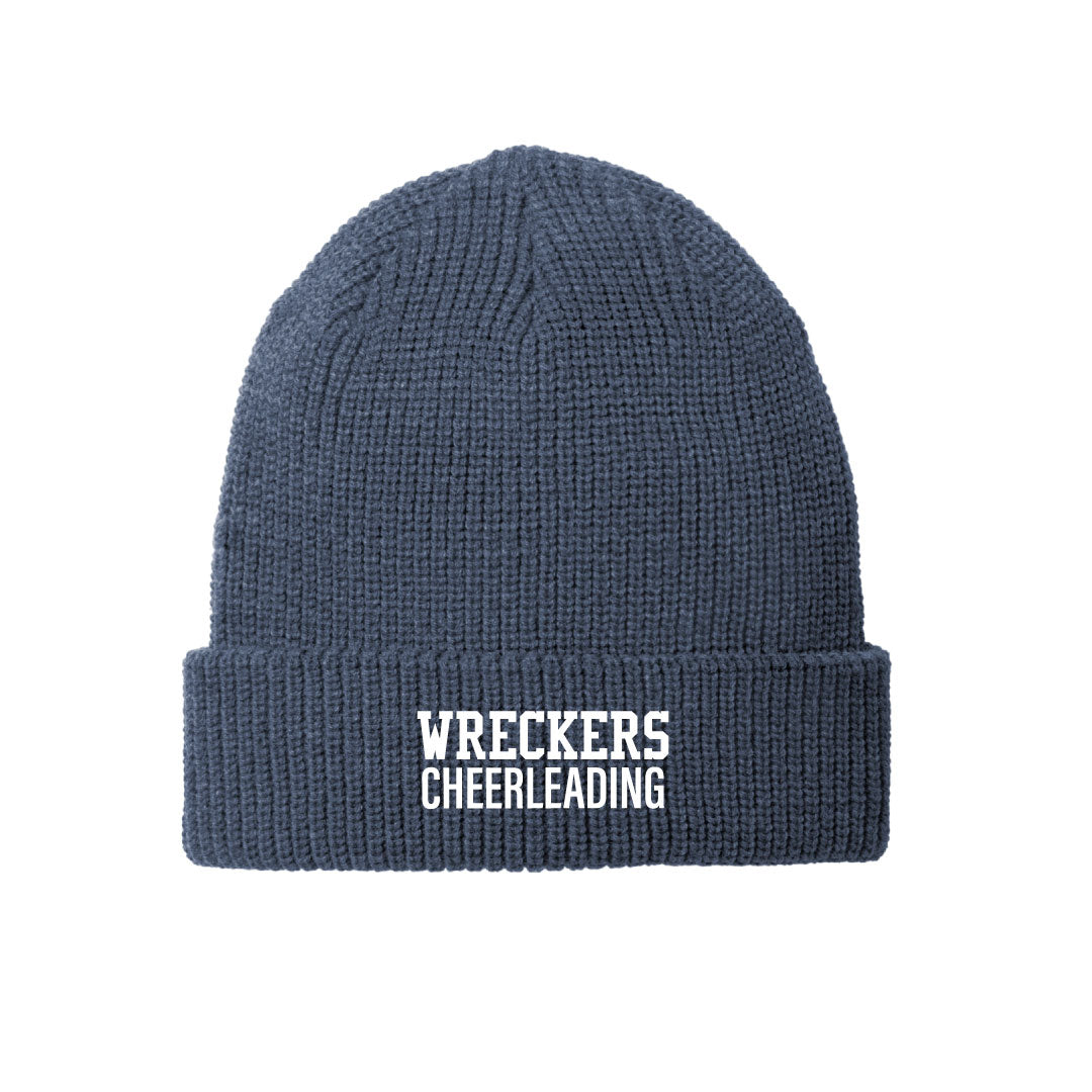 Staples Cheer Chunky Knit Beanie Logowear Staples Cheerleading Navy