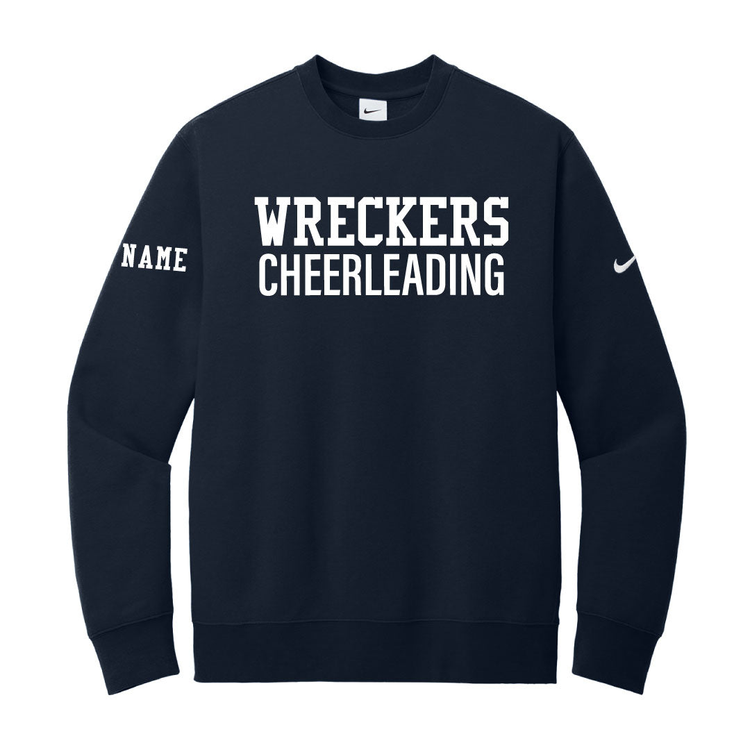 Staples Cheer "Fans" Nike Crewneck Logowear Staples Cheerleading Navy Adult XS