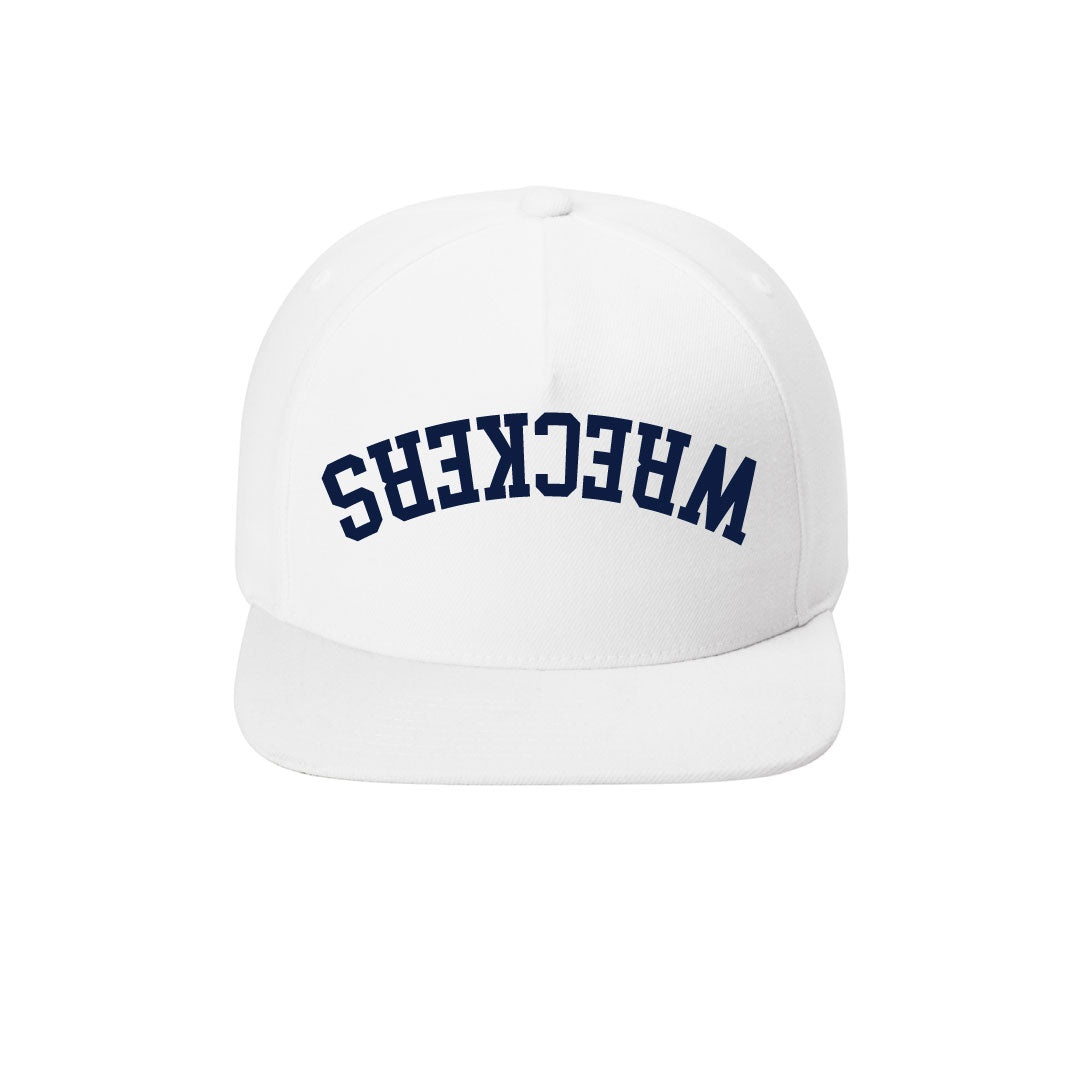 Staples Cheer Snapback Baseball Hat Logowear Staples Cheerleading White