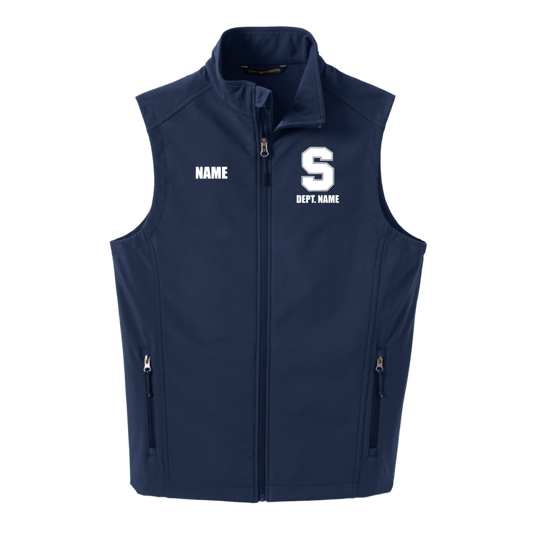 Staples Faculty Soft Shell Vest Logowear Staples Faculty Navy Ladies XS