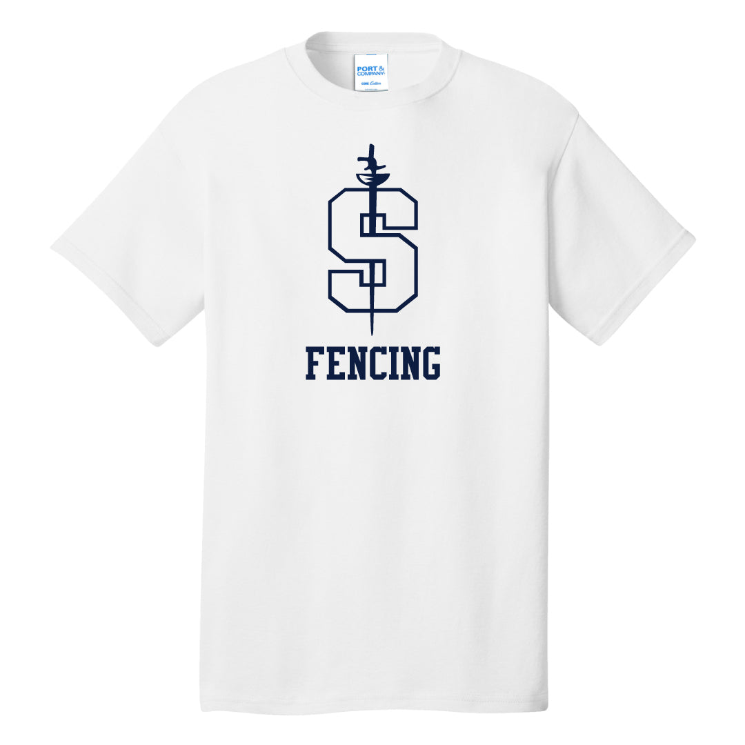 Staples Fencing Cotton Short Sleeve Logowear Staples Fencing Foil Adult S 