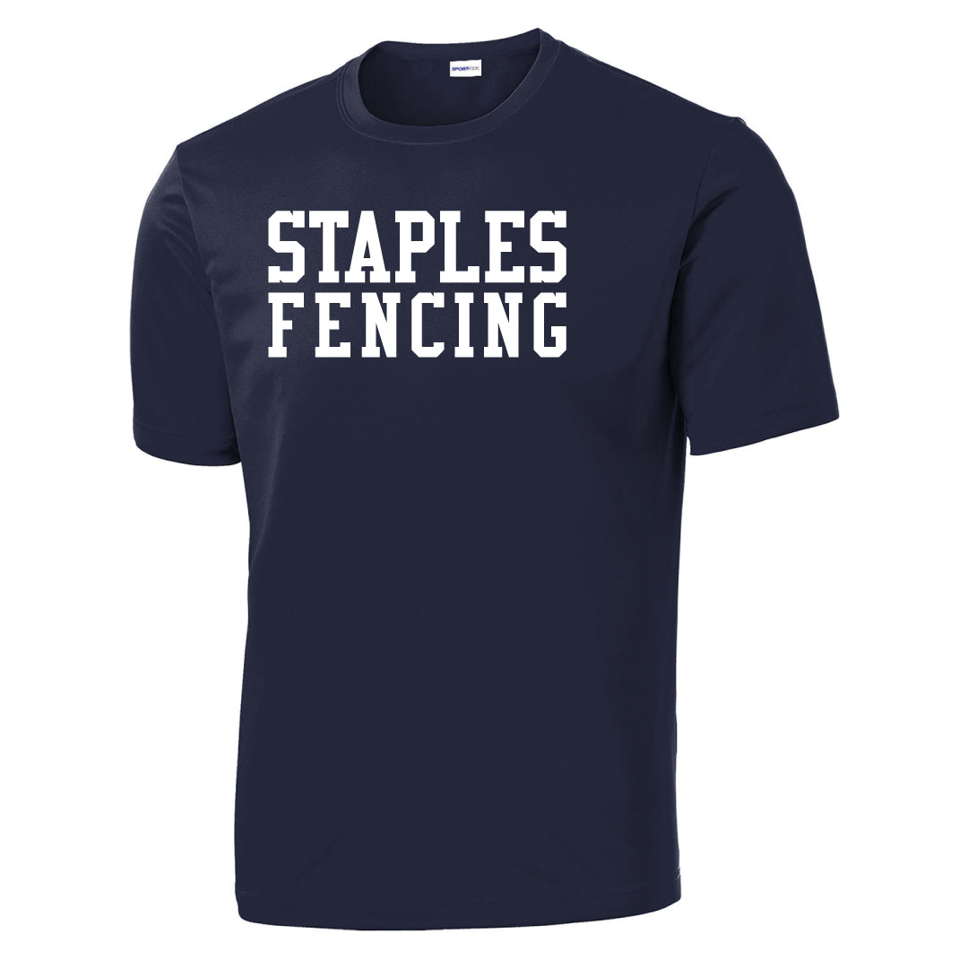 Staples Fencing Performance Short Sleeve Logowear Staples Fencing Adult S  