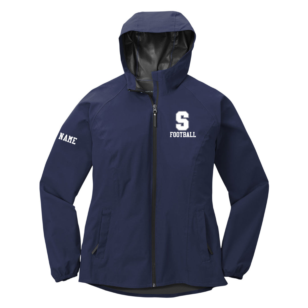 Staples Football Rain Jacket Logowear Staples Football Ladies XS  