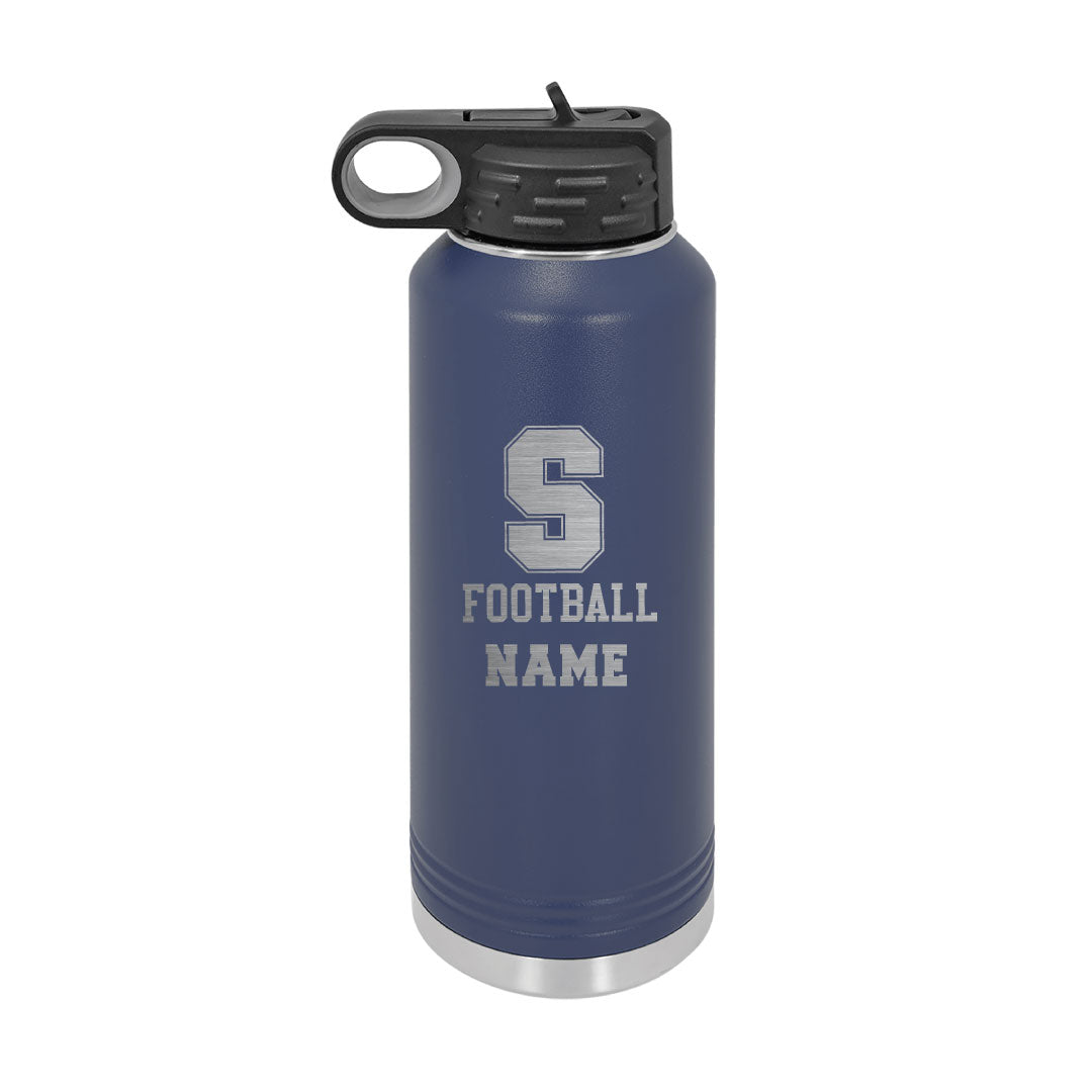 Staples Football 40 oz Water Bottle