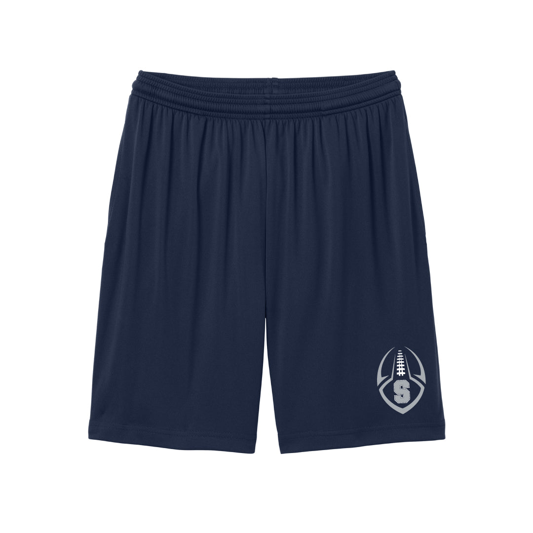 Staples Football Practice 7" Short w Pockets Logowear Staples Football Adult XS