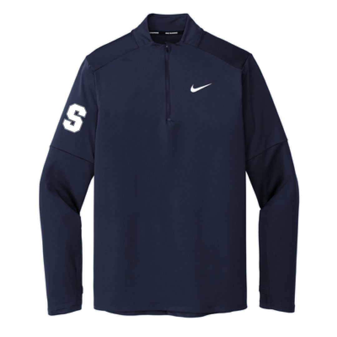 Staples Football Nike Dri Fit Element 1/2 Zip Logowear Staples Football Mens S  