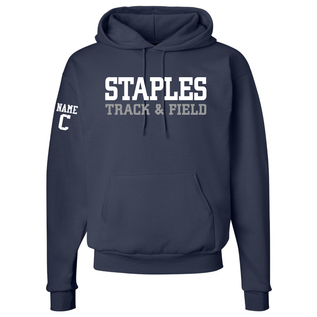 Staples Girls ITF Hooded Sweatshirt Logowear Staples Girls ITF Navy Adult S