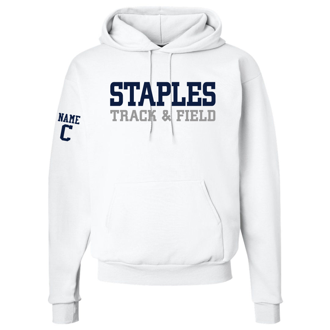 Staples Girls ITF Hooded Sweatshirt Logowear Staples Girls ITF White Adult S