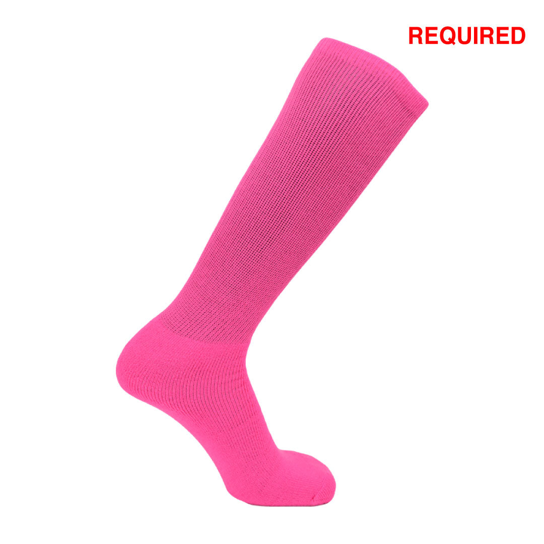 Staples Girls Soccer Pink Socks-REQUIRED Logowear Staples Girls Soccer Small-Shoe up to size 5