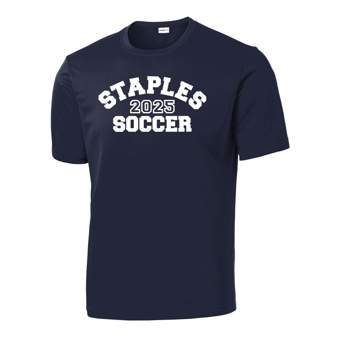 Staples Girls Soccer Practice Tee Logowear Staples Girls Soccer Navy Ladies XS