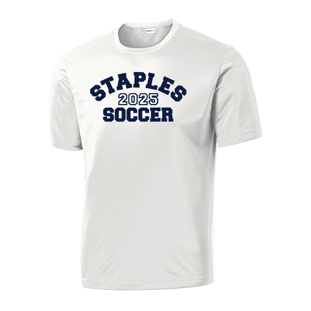 Staples Girls Soccer Practice Tee Logowear Staples Girls Soccer White Ladies XS