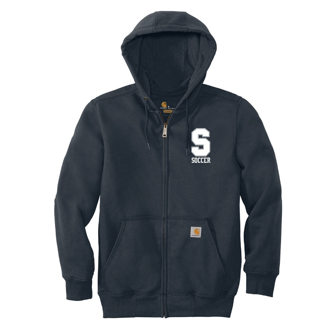 Staples Girls Soccer Fans Carhartt® Rain Defender Hooded Full Zip Sweatshirt Logowear Staples Girls Soccer Fanwear Adult XS