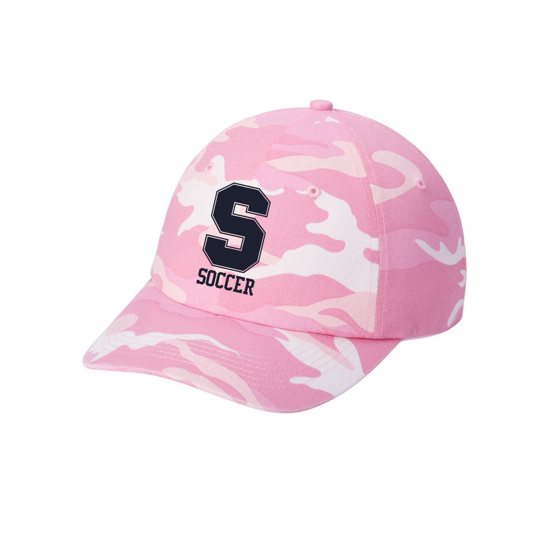 Staples Girls Soccer Fans Pink Camo Baseball Hat Logowear Staples Girls Soccer Fanwear Navy S