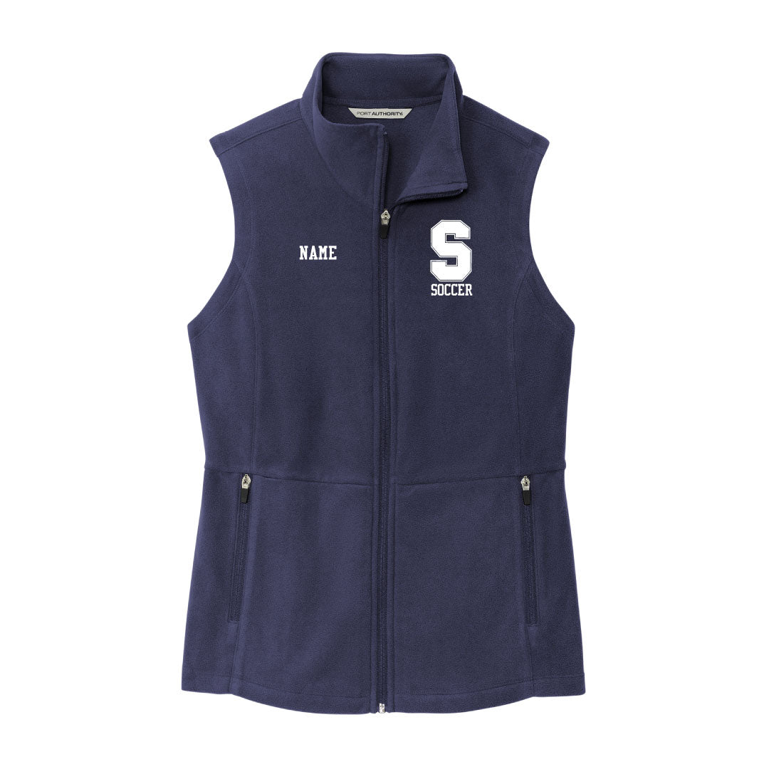 Staples Girls Soccer Fans Fleece Vest Logowear Staples Girls Soccer Fanwear Ladies XS