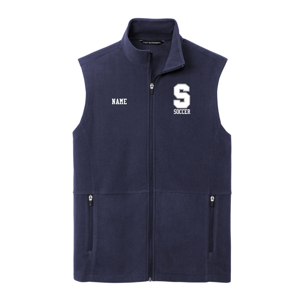 Staples Girls Soccer Fans Fleece Vest Logowear Staples Girls Soccer Fanwear Mens S
