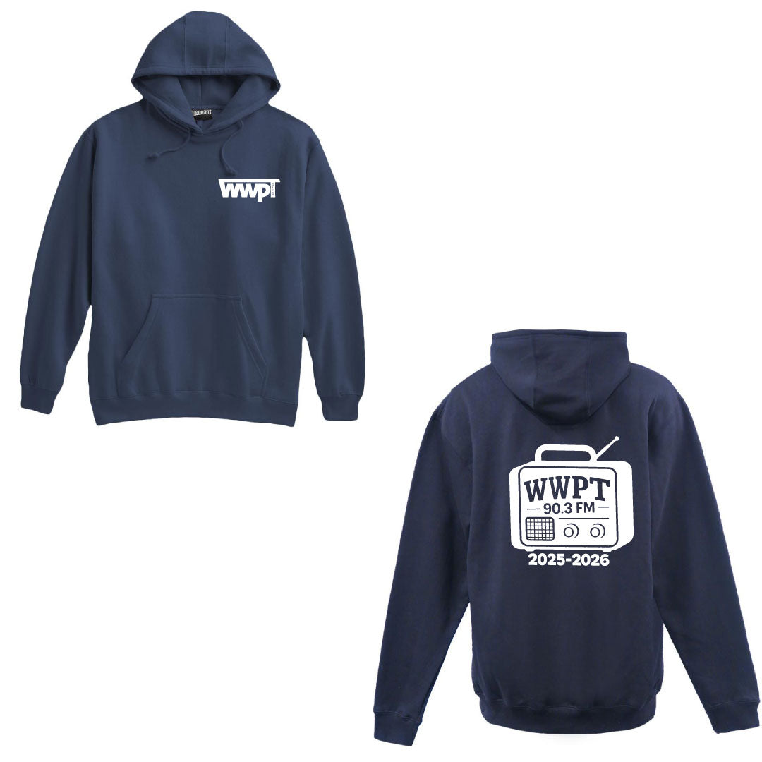 Staples Radio & TV Hooded Sweatshirt Logowear Staples Radio & TV Club Navy Adult XS