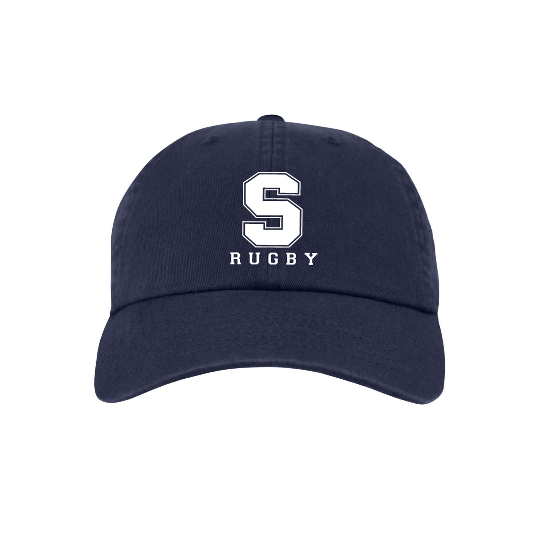 Staples Rugby Baseball Hat Logowear Staples Rugby White S  