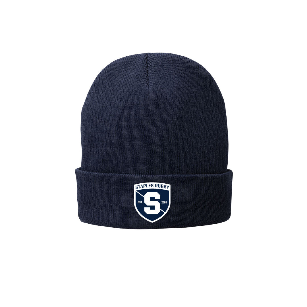 Staples Rugby Cuff Beanie Logowear Staples Rugby Navy