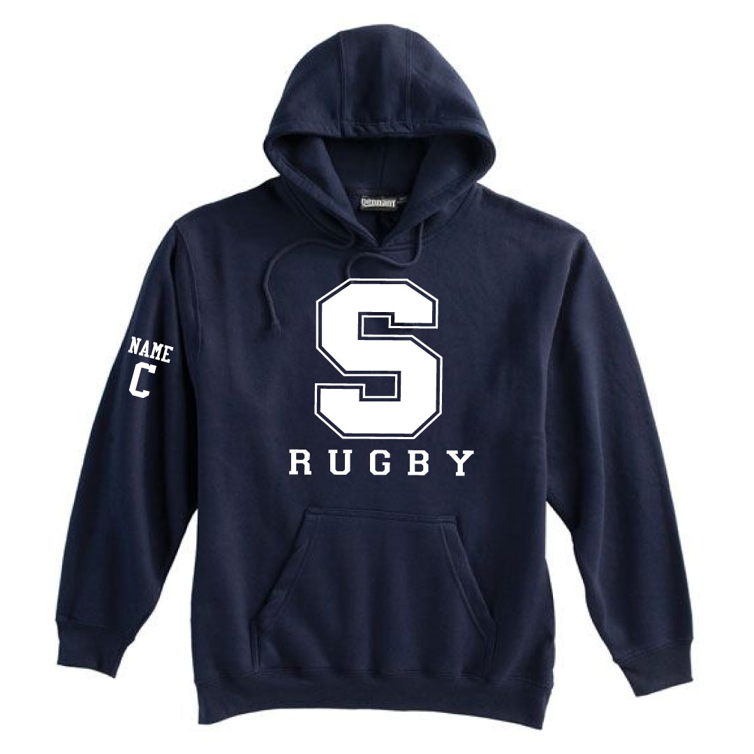 Staples Rugby Hooded Sweatshirt Logowear Staples Rugby Navy Adult XS 