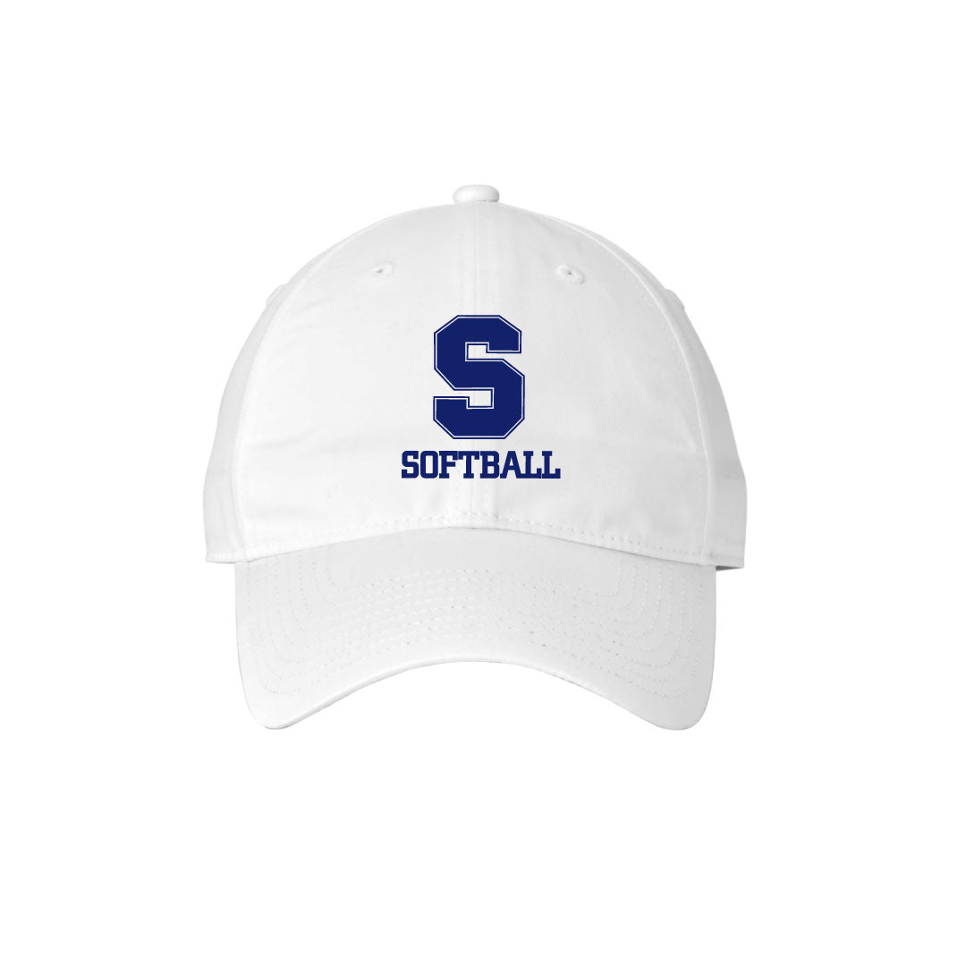 Staples Softball Nike Hat Logowear Staples Softball White  