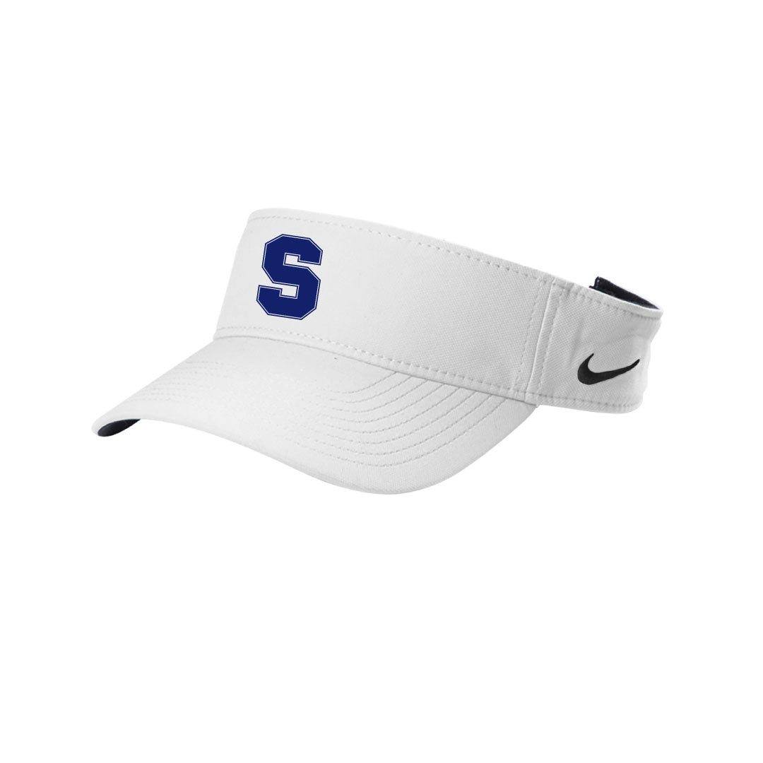 Staples Softball Nike Dri FIt  Visor Logowear Staples Softball White  