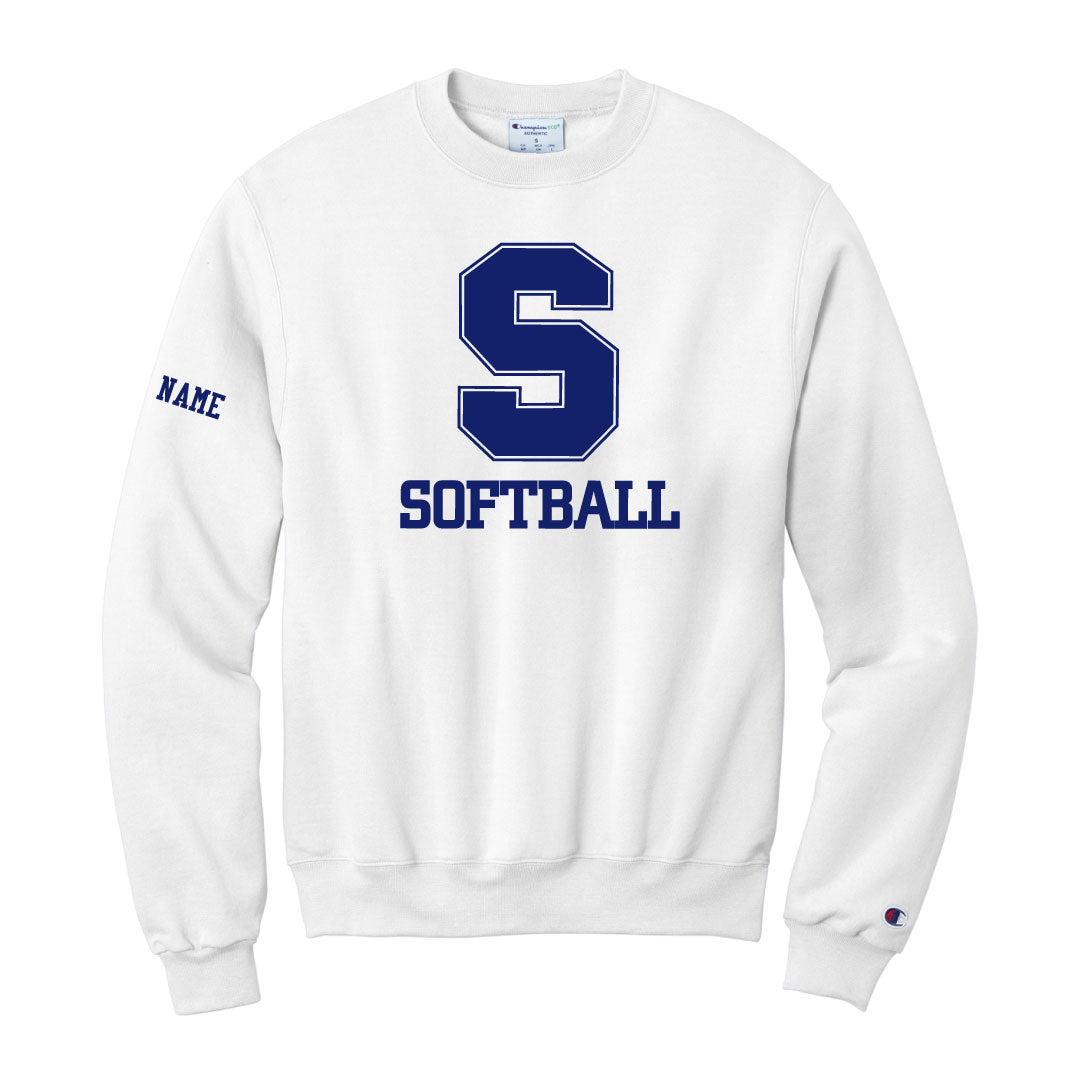 Staples Softball Champion Crewneck Sweatshirt