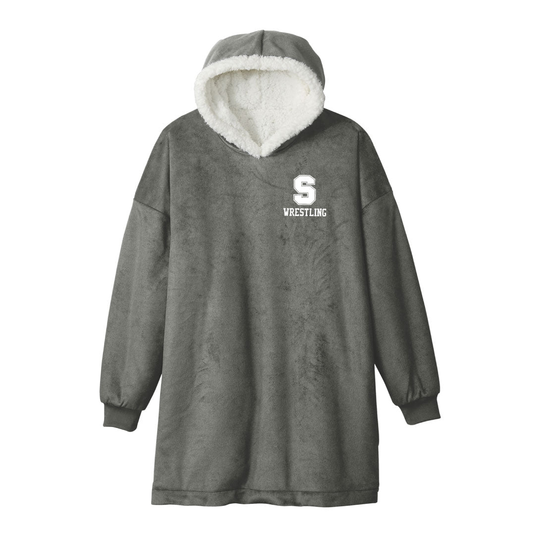 Staples Wrestling Hooded Sherpa Blanket