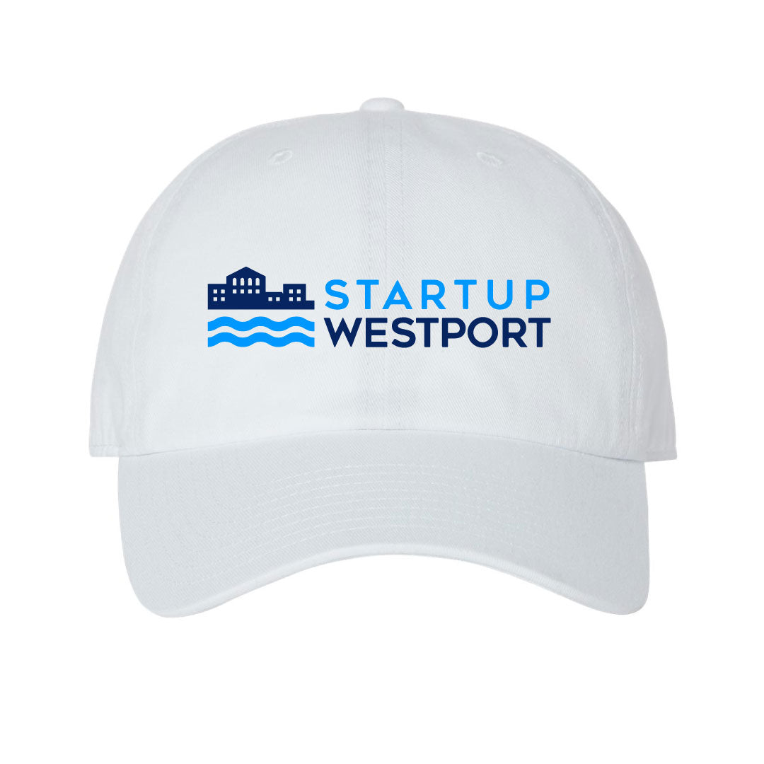 Startup Westport Baseball Hat Logowear Startup Westport White