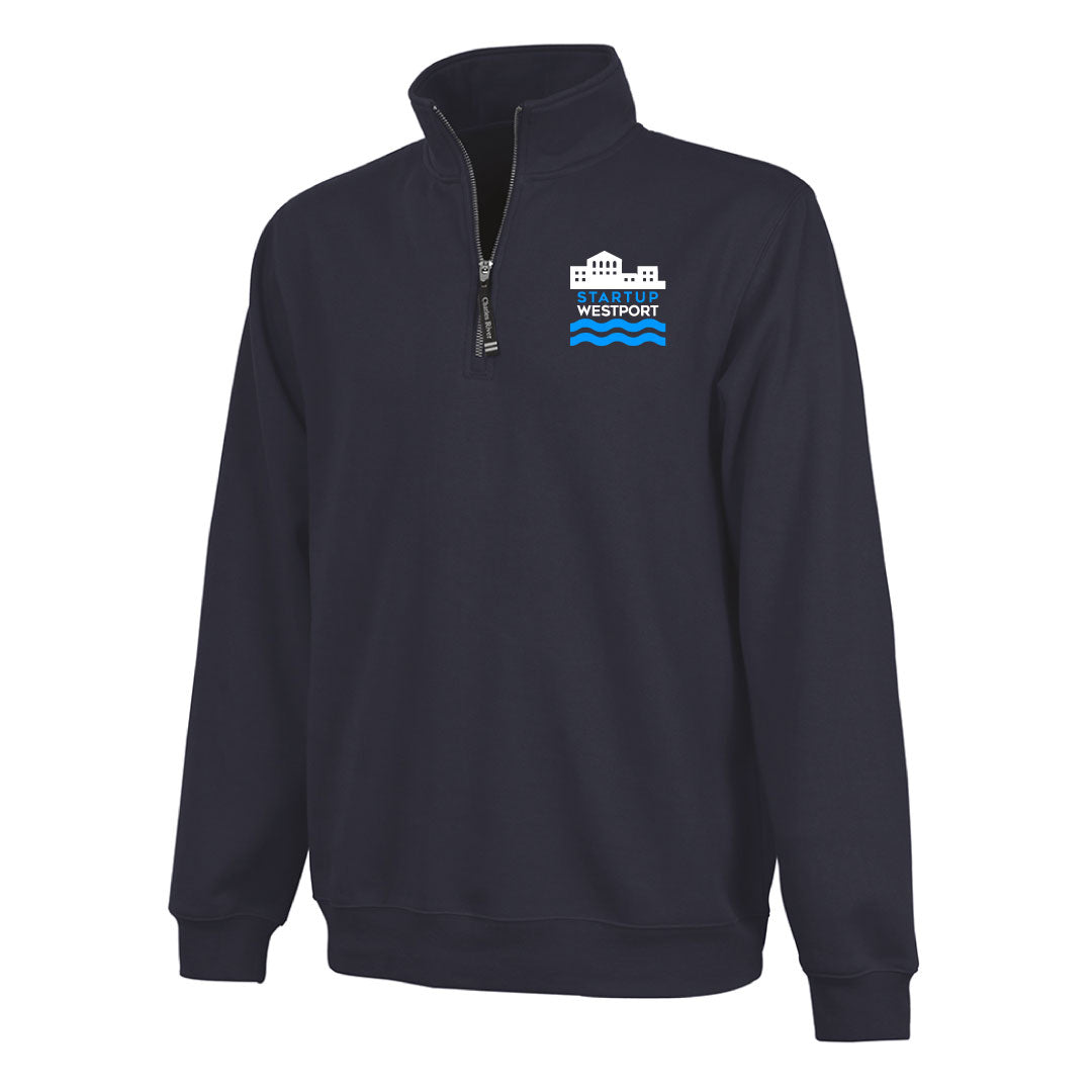 Startup Westport 1/4 Zip Sweatshirt Logowear Startup Westport Adult XS