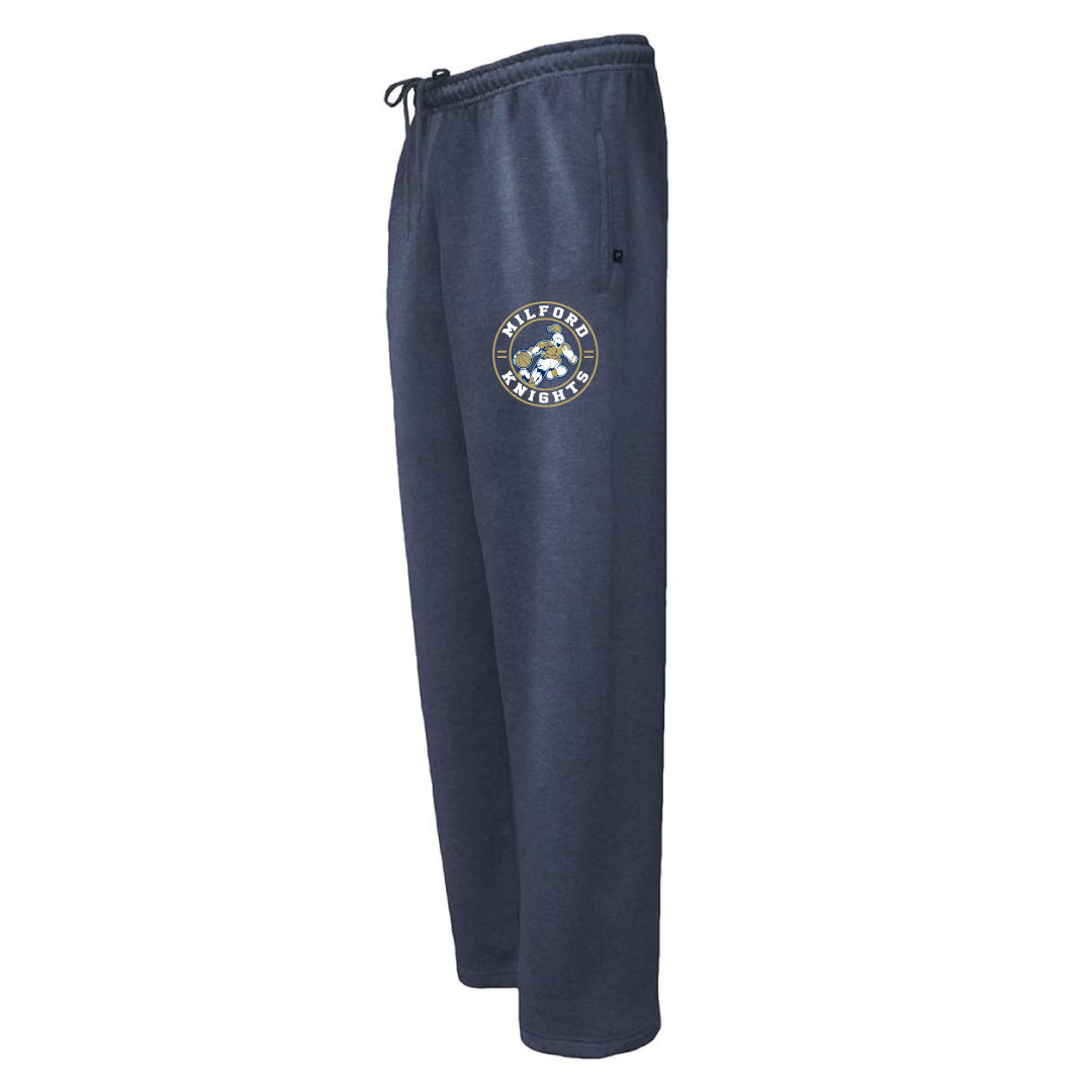 Milford Knights Basketball Fleece Sweatpants Logowear Milford Knights Basketball Navy Youth S