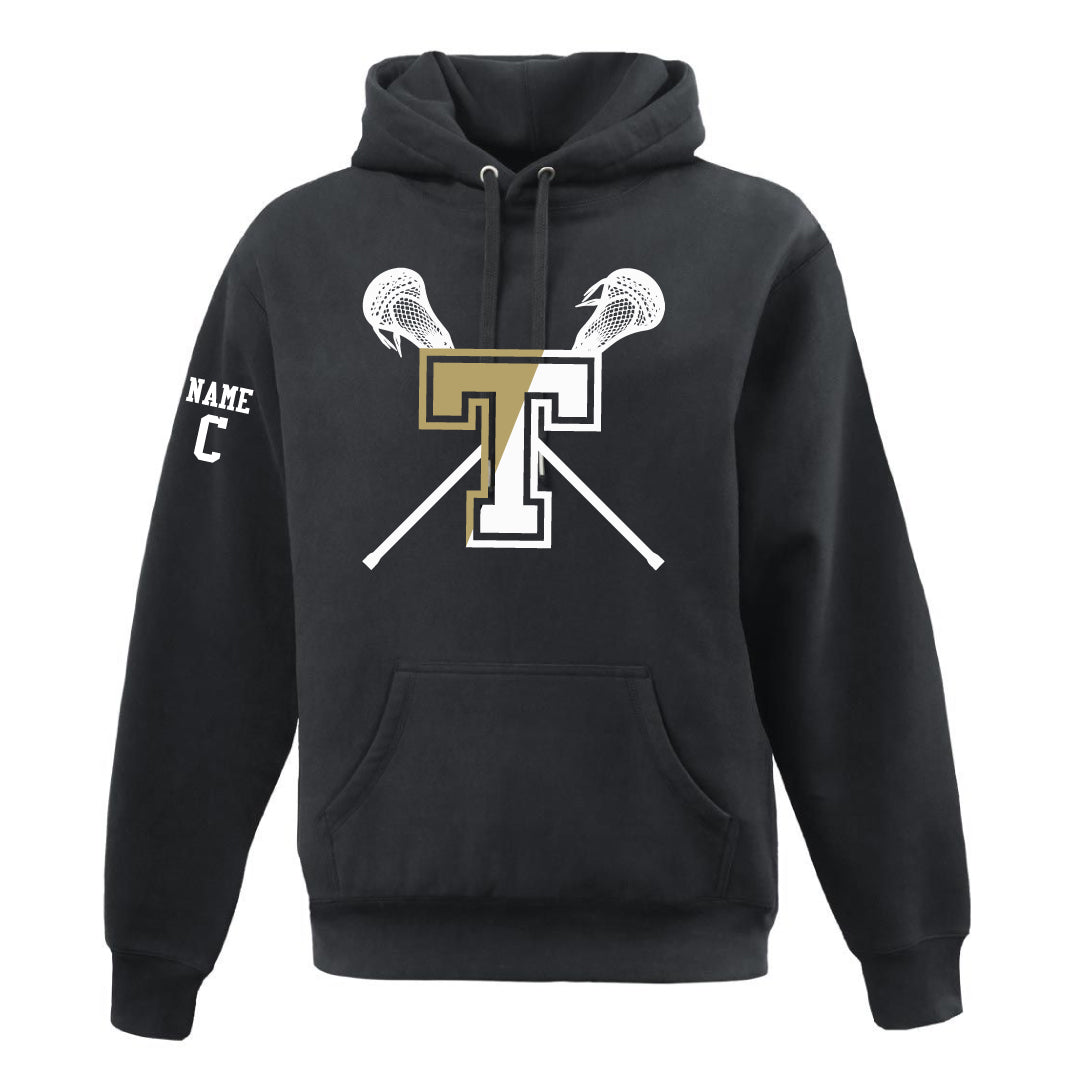 THS Boys Lacrosse Heavyweight Hoodie Logowear THS Boys Lacrosse Black Adult XS 