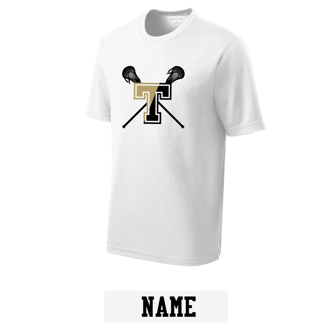 THS Boys Lacrosse Performance Tee Logowear THS Boys Lacrosse White Adult XS 