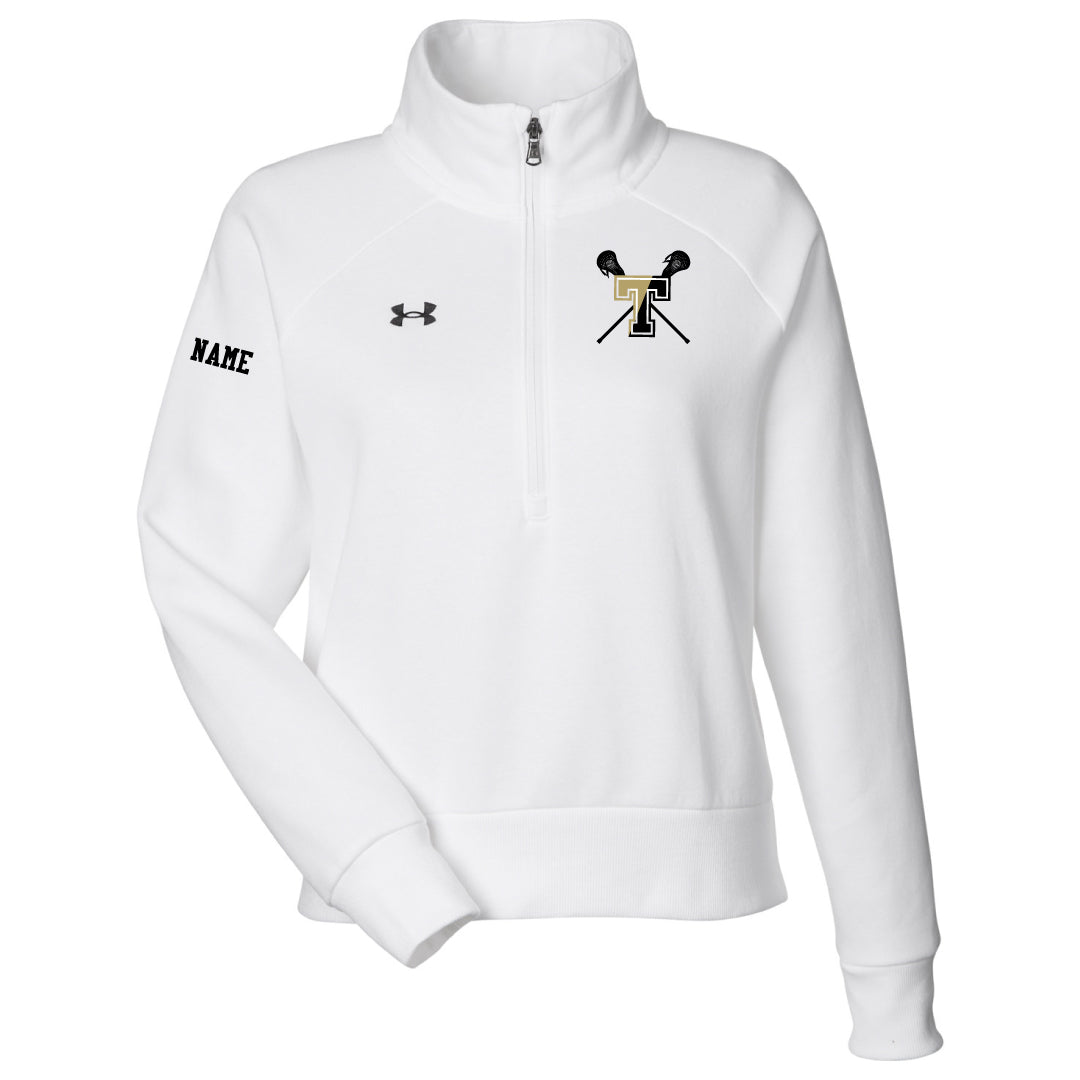 THS Boys Lacrosse UA Fleece 1/4 Zip Logowear THS Boys Lacrosse White Ladies XS 