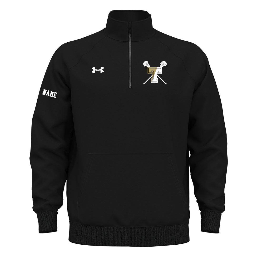 THS Boys Lacrosse UA Fleece 1/4 Zip Logowear THS Boys Lacrosse Black Adult XS 