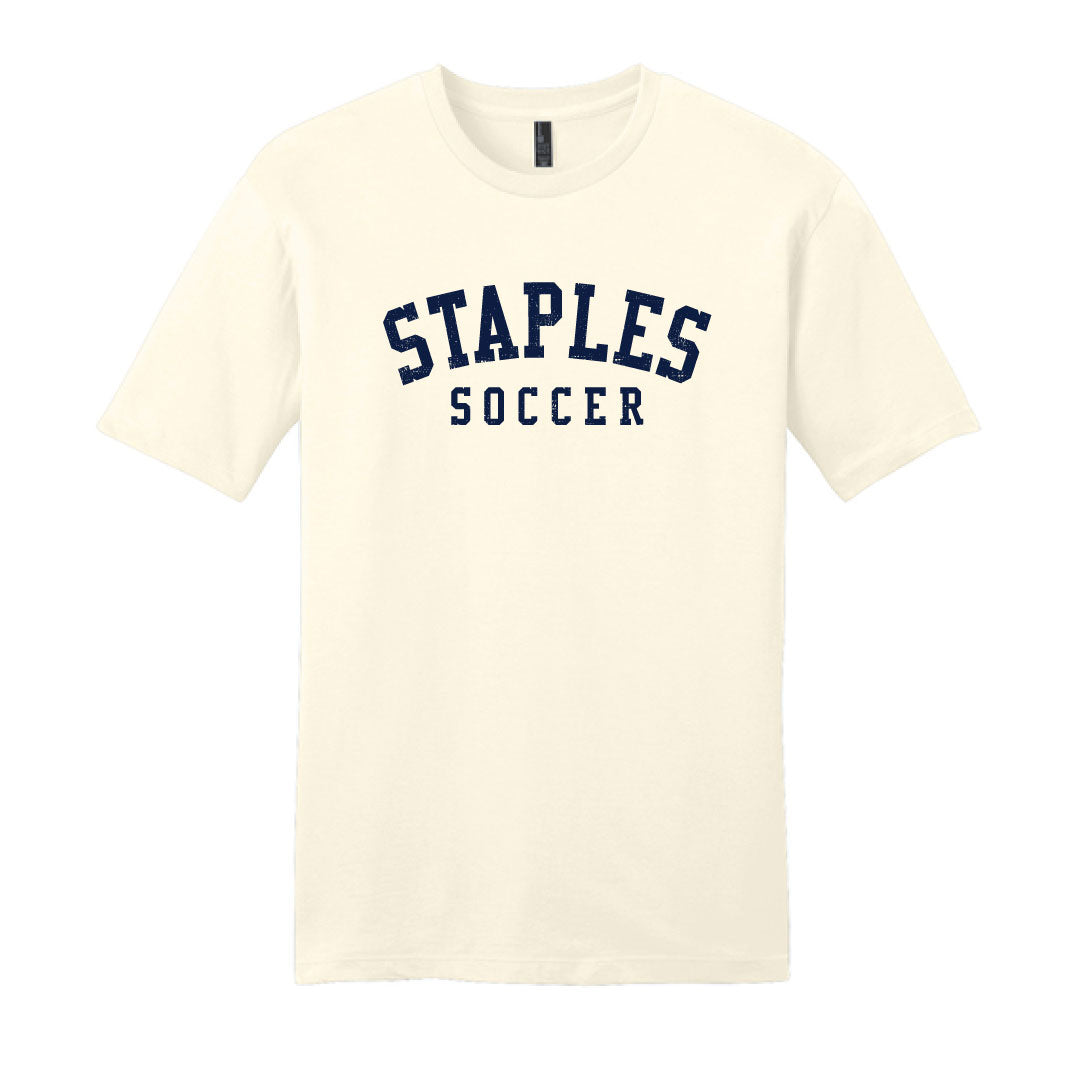 Staples Girls Soccer Fans Tee Logowear Staples Girls Soccer Fanwear Gardenia Adult XS