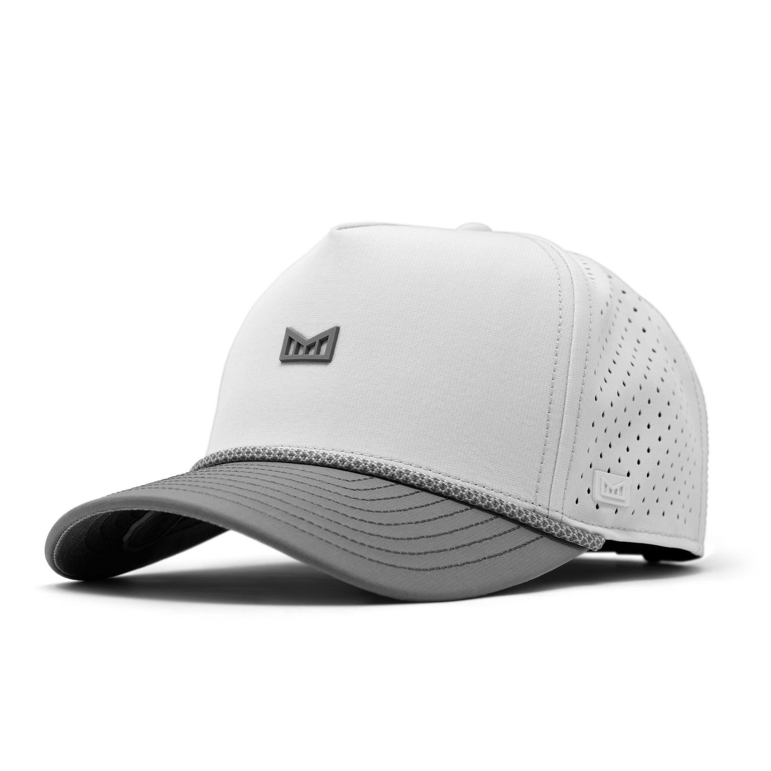Melin Hydro Odyssey Rope Bulls Icon Hat Accessories Melin White/Grey Classic
