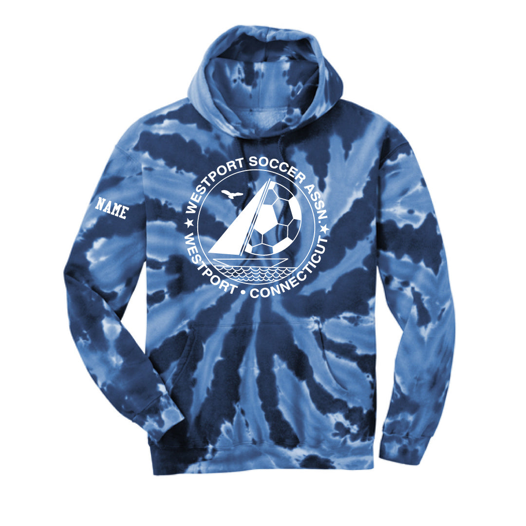 Westport Soccer Association Tie Dye Hoodie