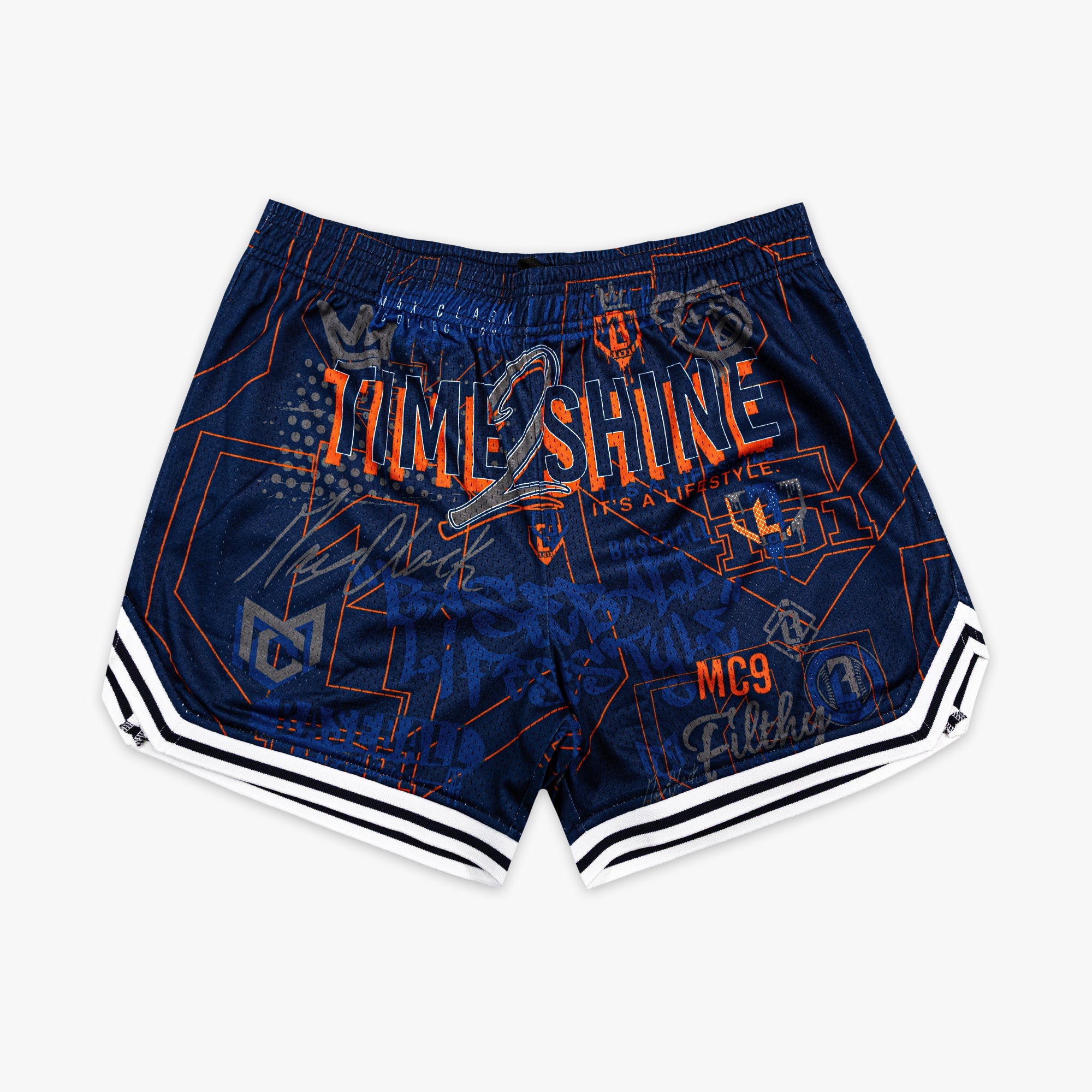 Baseball Lifestyle 101 Youth Time 2 Shine Icons Court Shorts