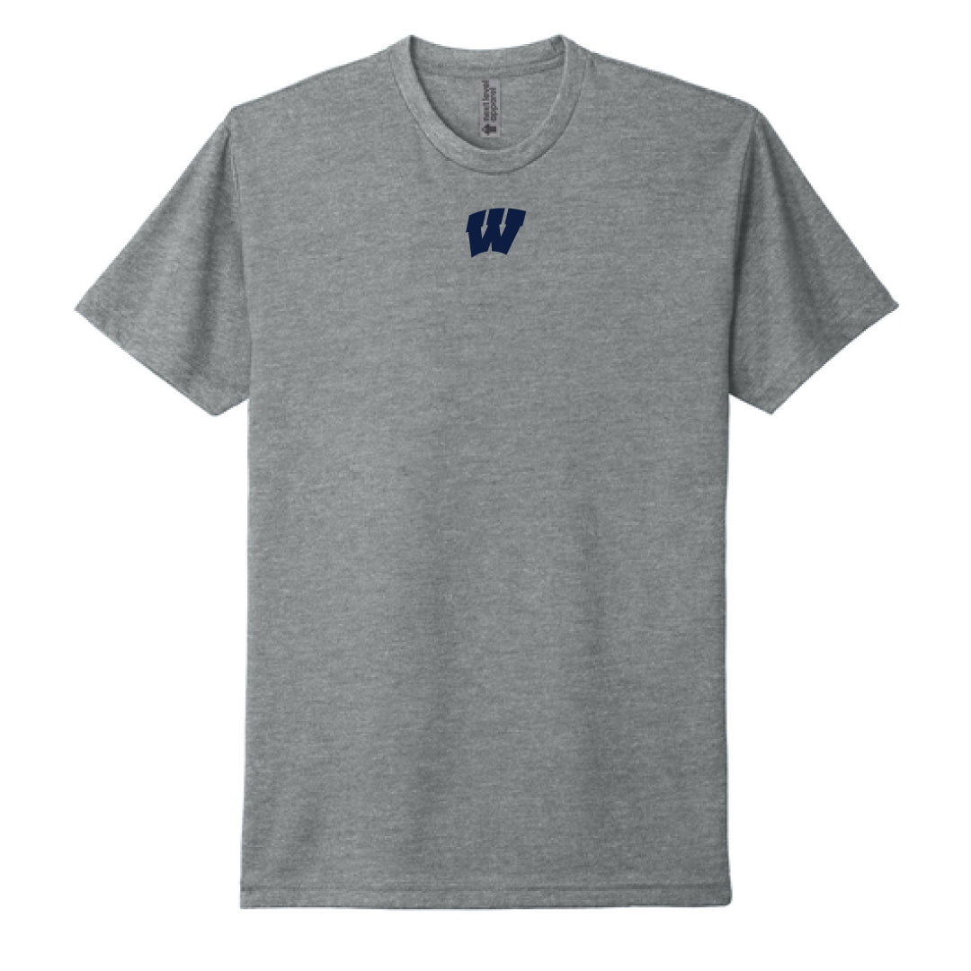 Westport Basketball Tri Blend Tee Logowear Westport Basketball W Dark Heather Youth S