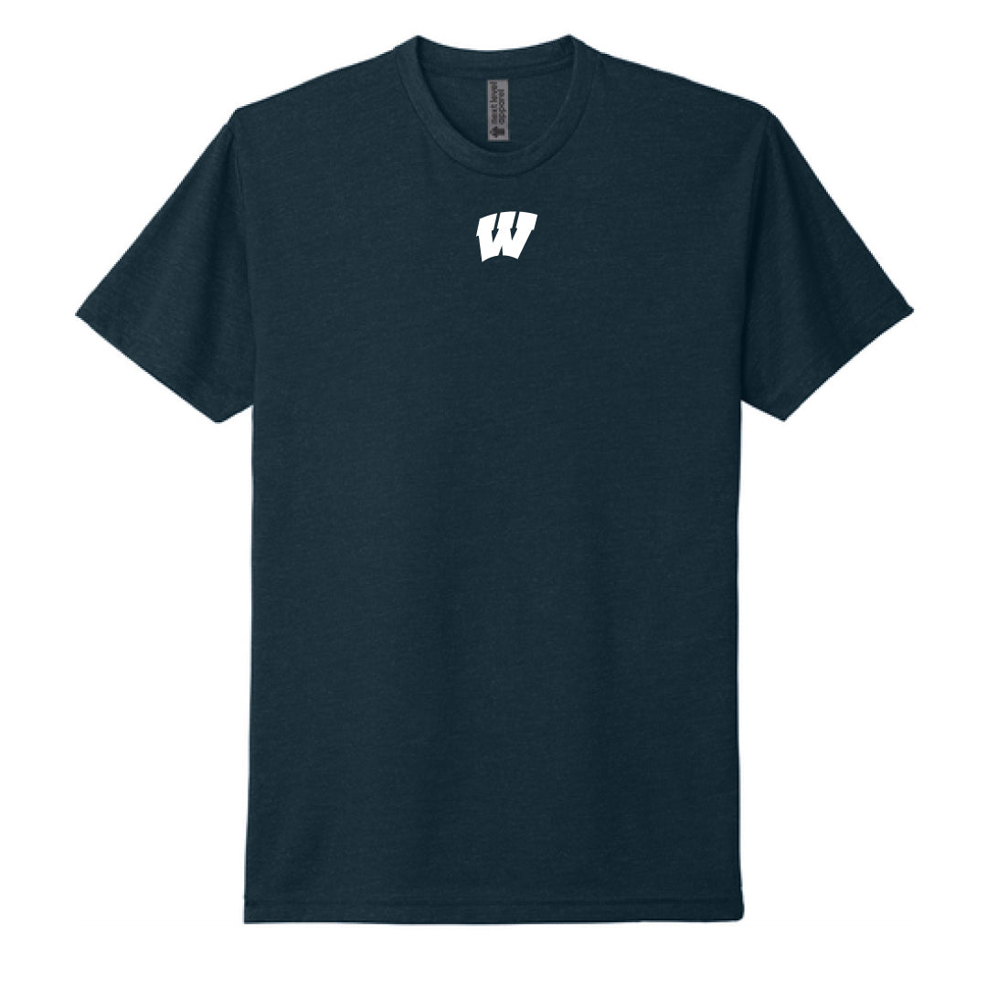 Westport Basketball Tri Blend Tee Logowear Westport Basketball W Navy Youth S