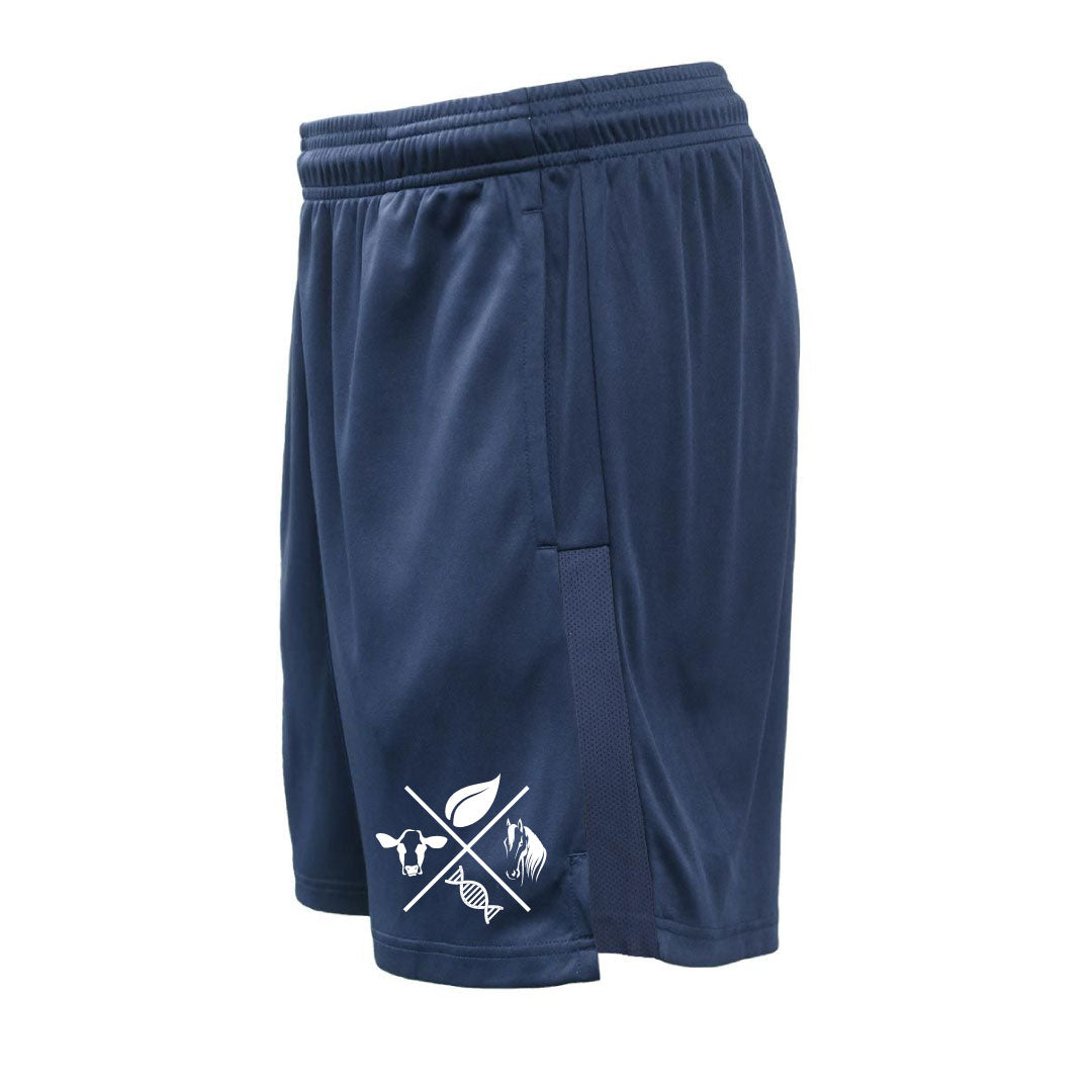Trumbull Ag and Biotech Performance Pocketed Shorts Logowear Trumbull Ag & Biotech Navy Adult XS 