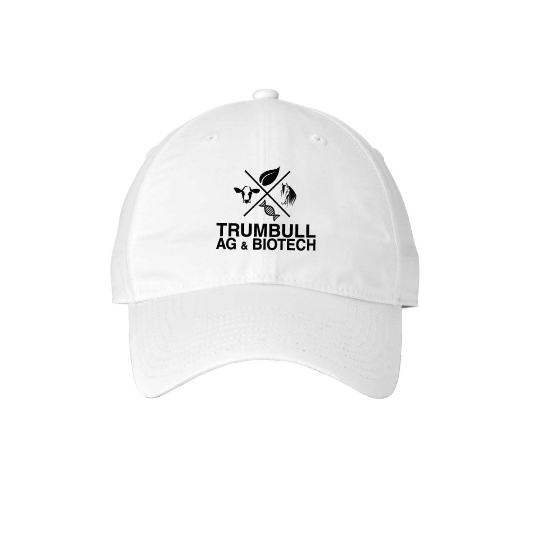 Trumbull Ag and Biotech Nike Baseball Hat Logowear Trumbull Ag & Biotech White